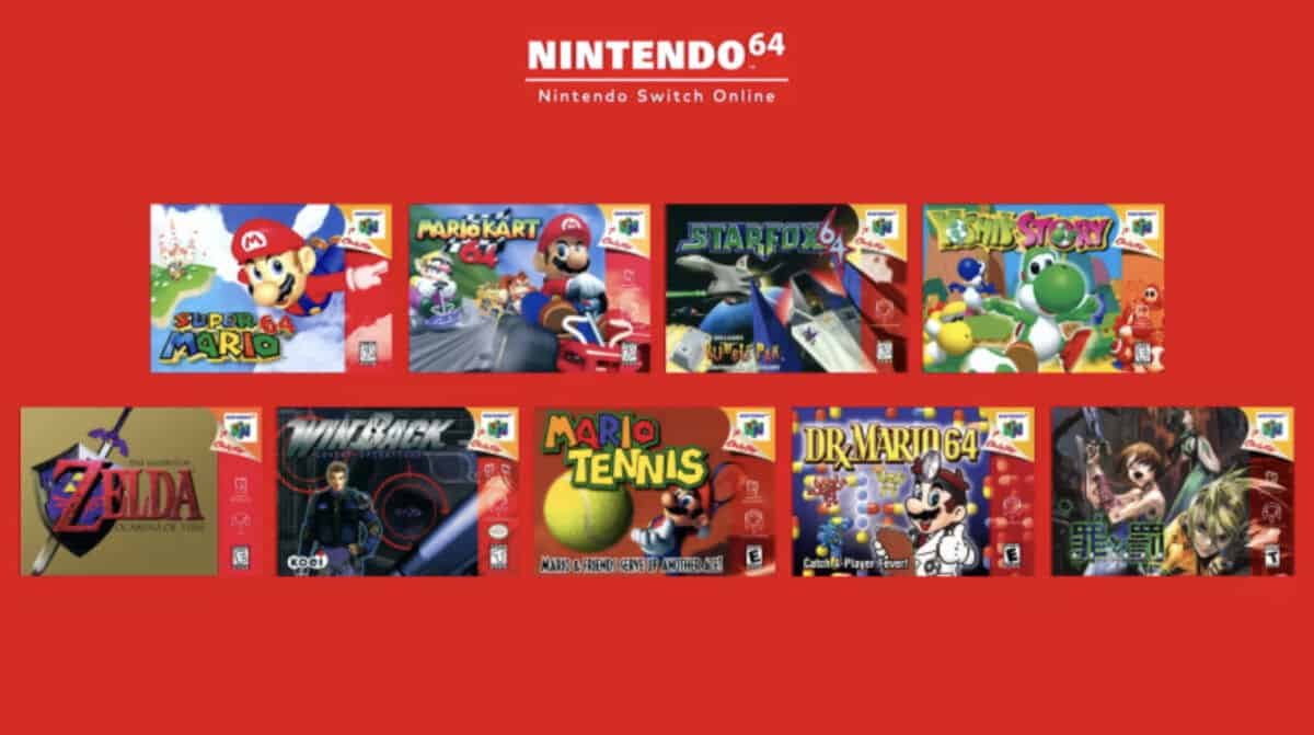 Jeux N64 sur Pack additionnel Switch Online de Nintendo