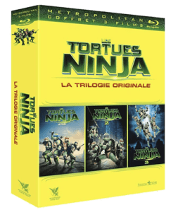 Coffret 3 films Tortues Ninja en Blu-ray pas cher
