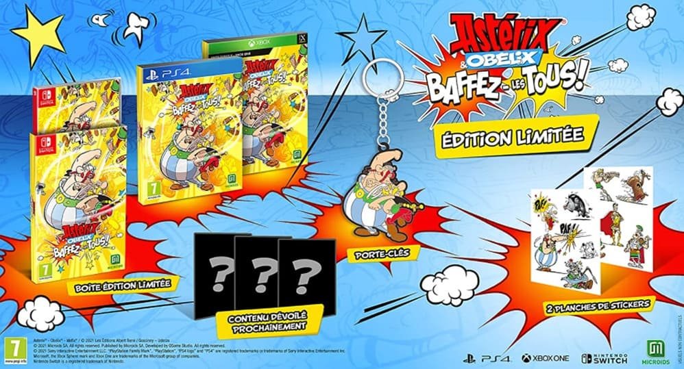 Astérix et Obélix Baffez-les tous Édition Limitée sur Playstation 4 et en promo