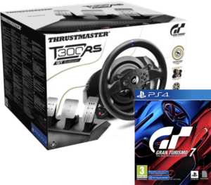 Gran Turismo et volant Thrustmaster pas cher sur PS4 et PS5