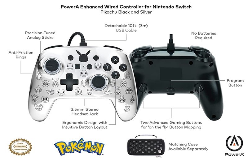 Manette Switch pas chère Pokémon