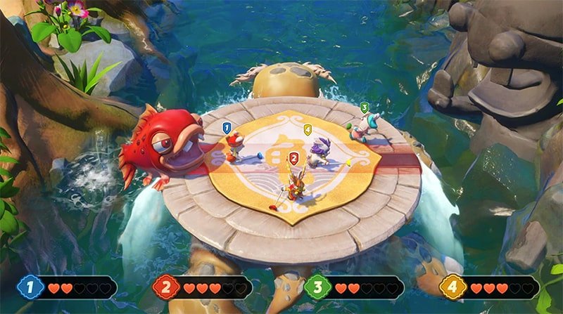 Jeu Switch pas cher avec les lapins crétins party of legends