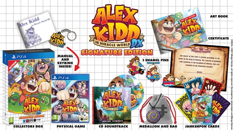 L'édition signature de Alex Kidd in Miracle World jeu PS4 bon plan