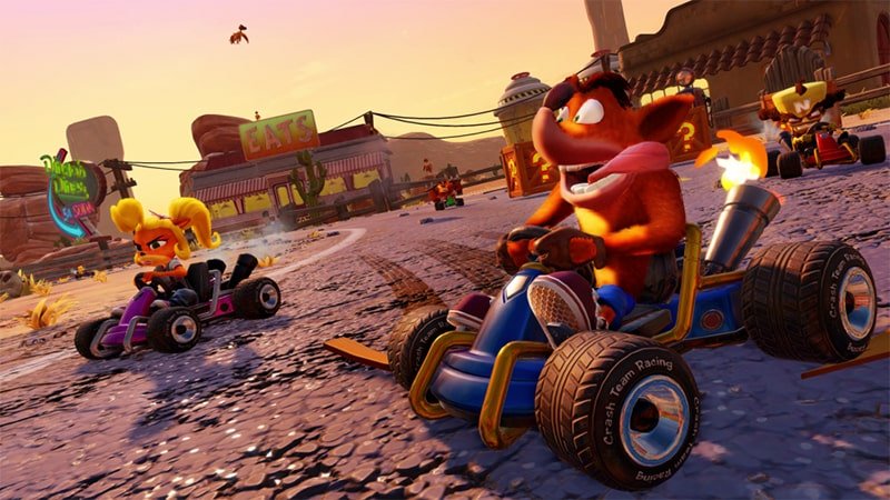 Bon plan jeu Switch avec Crash Team Racing : Nitro-Fueled