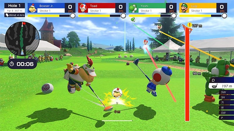 Bon plan jeu Mario Golf : Super Rush sur Switch