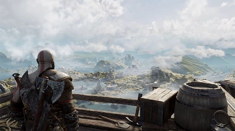 Jeu vidéo en promo sur PS4 God of War : Ragnarök