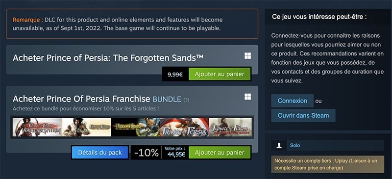 Ubisoft retire jeux de Steam : polémique qui enfle