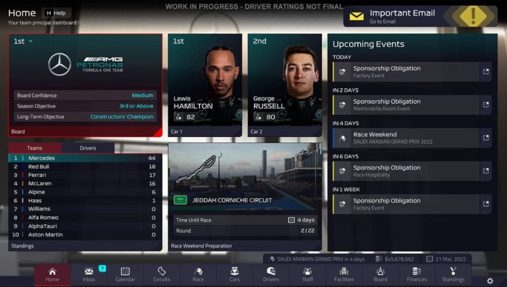 Jeu F1 Manager 2022 pas cher sur PS5