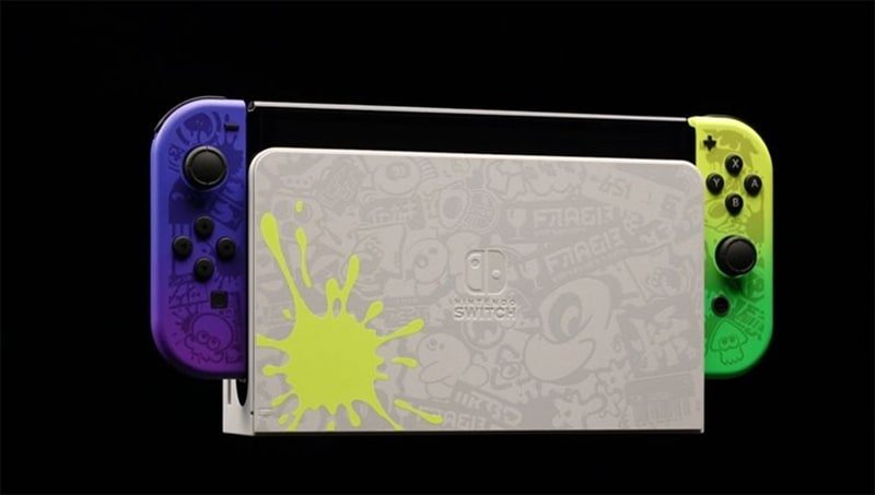 Pack console Switch Oled édition Splatoon 3 pas cher