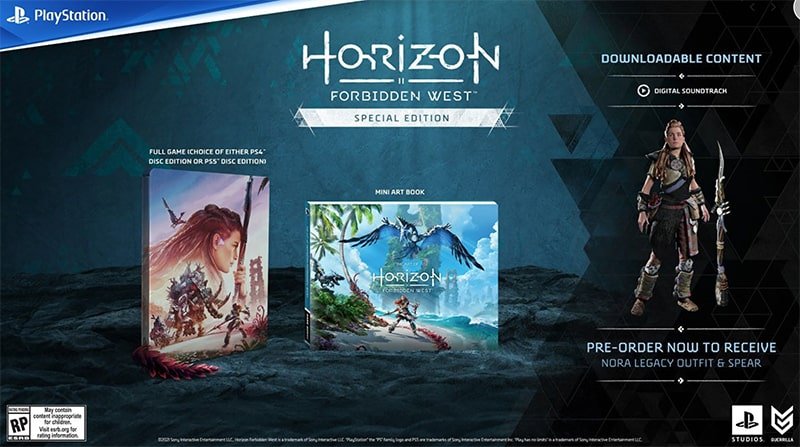 Jeu pas cher PS4 Horizon Forbidden West édition spéciale