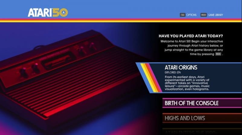 Promo jeu Xbox : Atari 50: The Anniversary Celebration