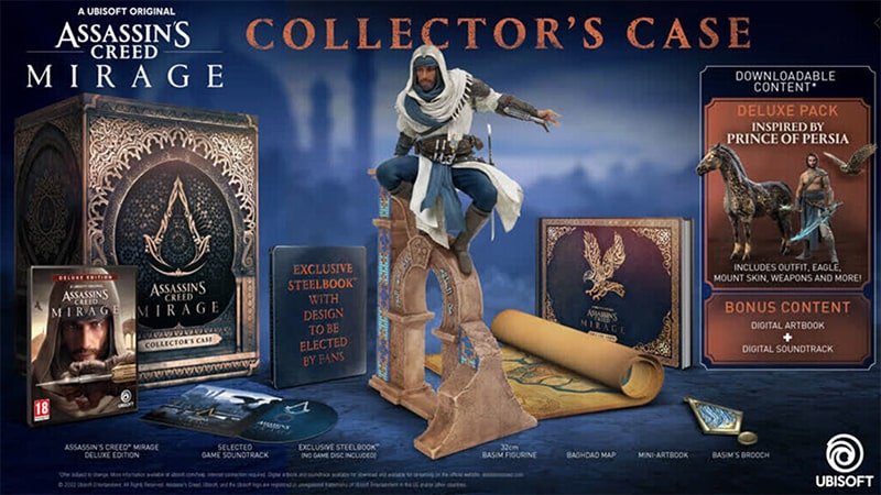 Contenu édition collector Assassin's Creed Mirage PS5