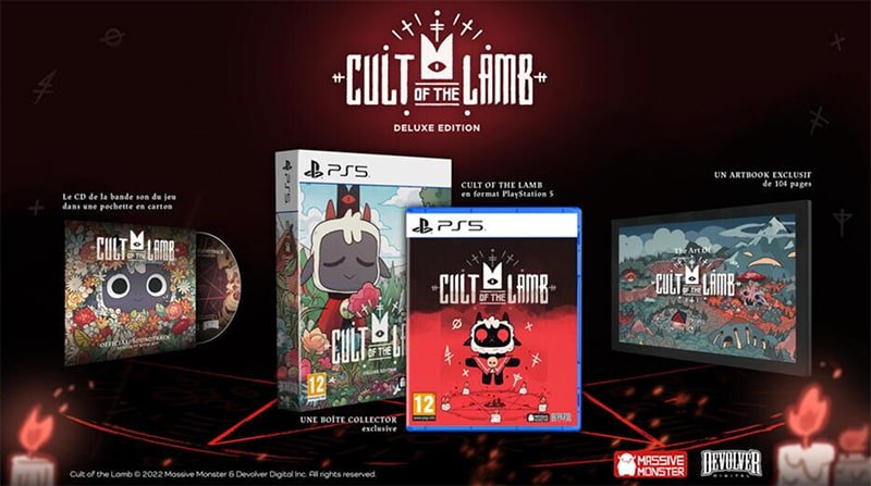 Promo jeu PS5 édition collector Cult of the Lamb