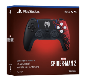 Manette PS5 Dualsense édition limitée Spider-man 2 pas cher