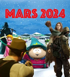 Sorties jeux vidéo mars 2024